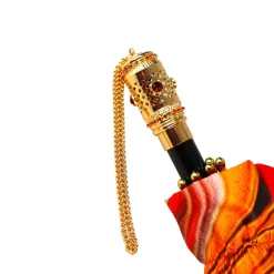 Online Il Marchesato Abstract Red Radiance: Exclusive Umbrella with Abstract Design in Red