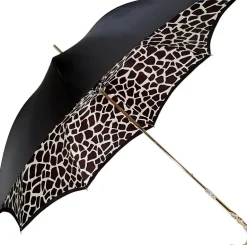 Fashion Il Marchesato Animalier giraffato - Ombrello elegante e impreziosito da 14 grandi cr