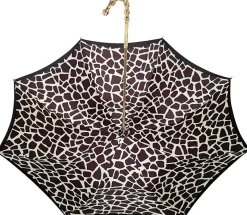 Fashion Il Marchesato Animalier giraffato - Ombrello elegante e impreziosito da 14 grandi cr