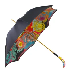 Clearance Il Marchesato Artisan Italian Umbrella with Luxurious Hand-Enameled Toucan Handle