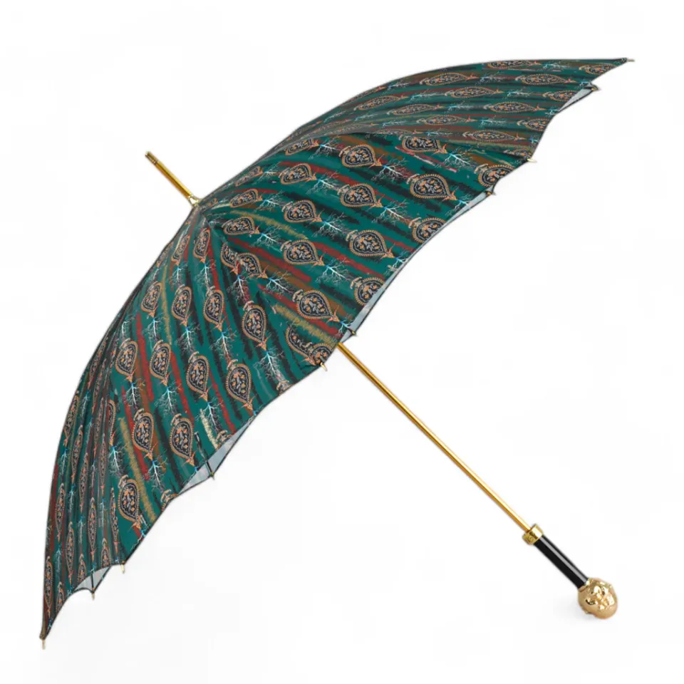 Online Il Marchesato Artistic Paisley Umbrella with Luxurious "The Four Noble Truths" Handl
