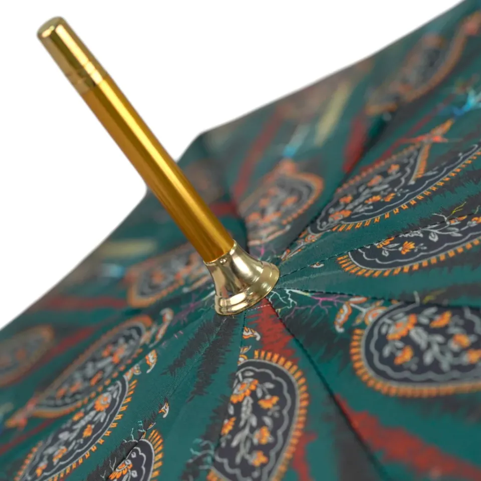 Online Il Marchesato Artistic Paisley Umbrella with Luxurious "The Four Noble Truths" Handl