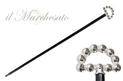 Sale Il Marchesato Bastone brillante con sfere e cristalli - placcato Argento925