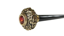 Best Il Marchesato Bastone con figure religiose e cristallo Rosso