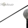 Outlet Il Marchesato Bastone con Sfera tempestata di cristalli Swarovski