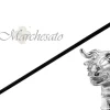 Clearance Il Marchesato Bastone da collezione - Toro argentato