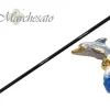 Sale Il Marchesato Bastone da collezione con Delfino dipinto a mano