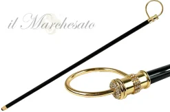 Fashion Il Marchesato Bastone da passeggio da collezione originale con cristalli
