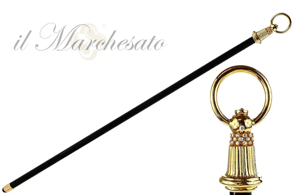 Sale Il Marchesato Bastone da passeggio di lusso con impugnatura a campana