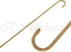 New Il Marchesato Bastone da passeggio di lusso tempestato di elementi di Swarovski