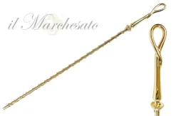 Clearance Il Marchesato Bastone da passeggio 24k placcato oro di lusso con cristalli Siam