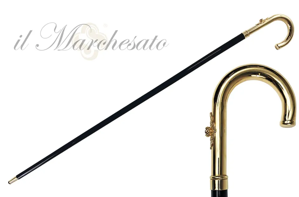Hot Il Marchesato Bastone da passeggio placcato oro24K da donna