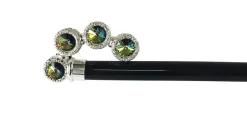 Clearance Il Marchesato Bastone di lusso con cristalli multicolore