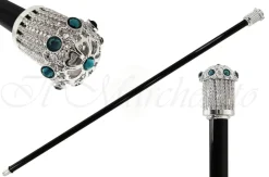 Discount Il Marchesato Bastone di lusso con cristalli Montana