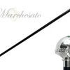 Online Il Marchesato Bastone elegante con pomolo placcato argento