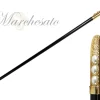 Sale Il Marchesato Bastone placcato oro 24K con perle