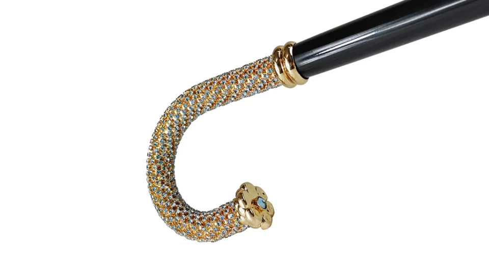 New Il Marchesato Bastoni di lusso con centinaia di cristalli Acquamarine