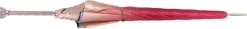 Best Il Marchesato Beautiful Red Women's Umbrella con Peacock Design Hight Quality Luxury Umbrella