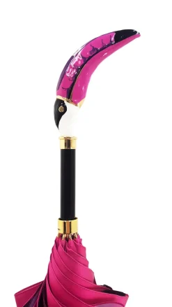 Fashion Il Marchesato Beautifull ombrello di tucano di baldacchino doppio in una fucsia di pendenza lussuosa ombrello alla moda