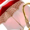 Discount Il Marchesato Bella ombrello da donna rossa con stampato Pavone Design Hight qualità di lusso ombrello
