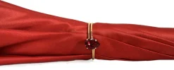 Discount Il Marchesato Bella ombrello da donna rossa con stampato Pavone Design Hight qualità di lusso ombrello