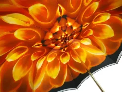 Sale Il Marchesato Bellissimo Doppio Baldacchino Ombrello in un Lussuoso di Color Marrone in Raso di Moda Ombrello
