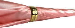Fashion Il Marchesato Bellissimo ombrello a doppio tessuto in un lussuoso raso rosa