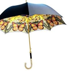 Fashion Il Marchesato Bellissimo ombrello a doppio baldacchino con design a farfalla