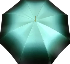 Clearance Il Marchesato Bellissimo ombrello a sfumato verde acqua e nero con anatra smaltata a