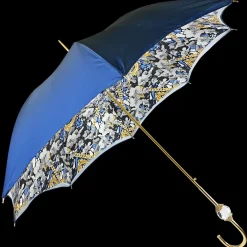 Outlet Il Marchesato Bellissimo Ombrello con Sfera di Cristallo Swarovski