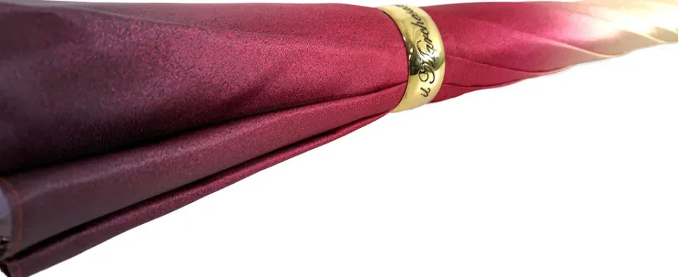 Hot Il Marchesato Bellissimo ombrello doppio tessuto - Design esclusivo con aironi