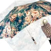 Online Il Marchesato Bellissimo ombrello pieghevole con stampa floreale
