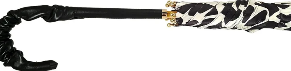 Hot Il Marchesato Bianco e nero - Ombrello da donna classico