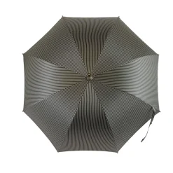 Best Il Marchesato Black&White ombrello in Legno Malacca curvato amano
