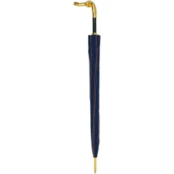 Sale Il Marchesato Blue & Bordeaux Striped Gold Snake Umbrella