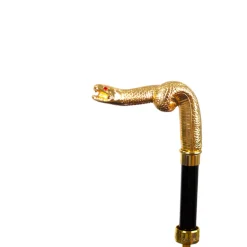 Sale Il Marchesato Blue & Bordeaux Striped Gold Snake Umbrella