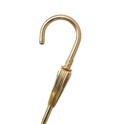 Best Il Marchesato Blue Royalty: Light Blue Umbrella with Elegant Gold Handle