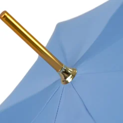 Best Il Marchesato Blue Royalty: Light Blue Umbrella with Elegant Gold Handle