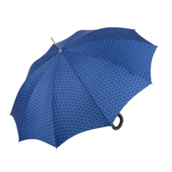 Discount Il Marchesato Blue Umbrella with Textured Scales and Rock-Style Studded Handle