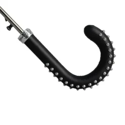 Discount Il Marchesato Blue Umbrella with Textured Scales and Rock-Style Studded Handle