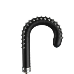 Discount Il Marchesato Blue Umbrella with Textured Scales and Rock-Style Studded Handle