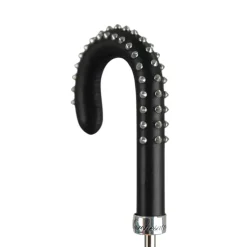 Discount Il Marchesato Blue Umbrella with Textured Scales and Rock-Style Studded Handle