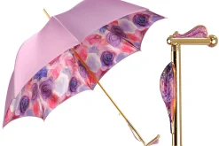 Discount Il Marchesato Blushing Elegance: Pink Umbrella with Delicate Floral Accents