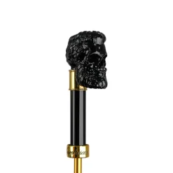 Discount Il Marchesato Bold Burgundy Umbrella with Artisan Skull Handle for a Unique Style