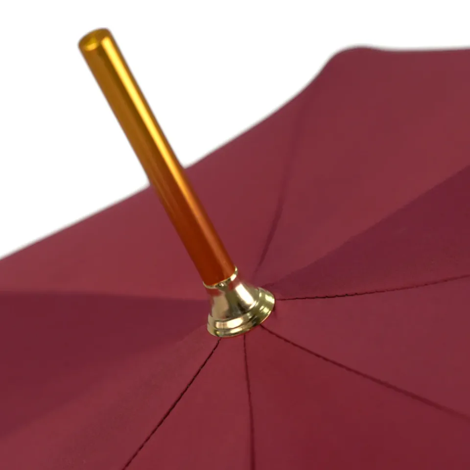 Discount Il Marchesato Bold Burgundy Umbrella with Artisan Skull Handle for a Unique Style
