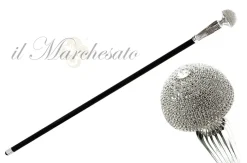 Online Il Marchesato Brillante bastone da passeggio con cristalli Swarovski incastonati