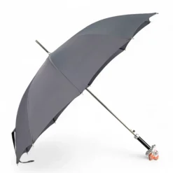 Sale Il Marchesato Carnival of Shadows: Grey Umbrella with Intricate Clown Handle