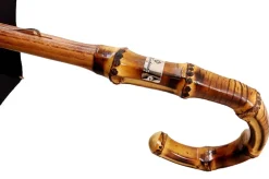 New Il Marchesato Classico ombrello da uomo con manico Bamboo - Ombrello artigianale