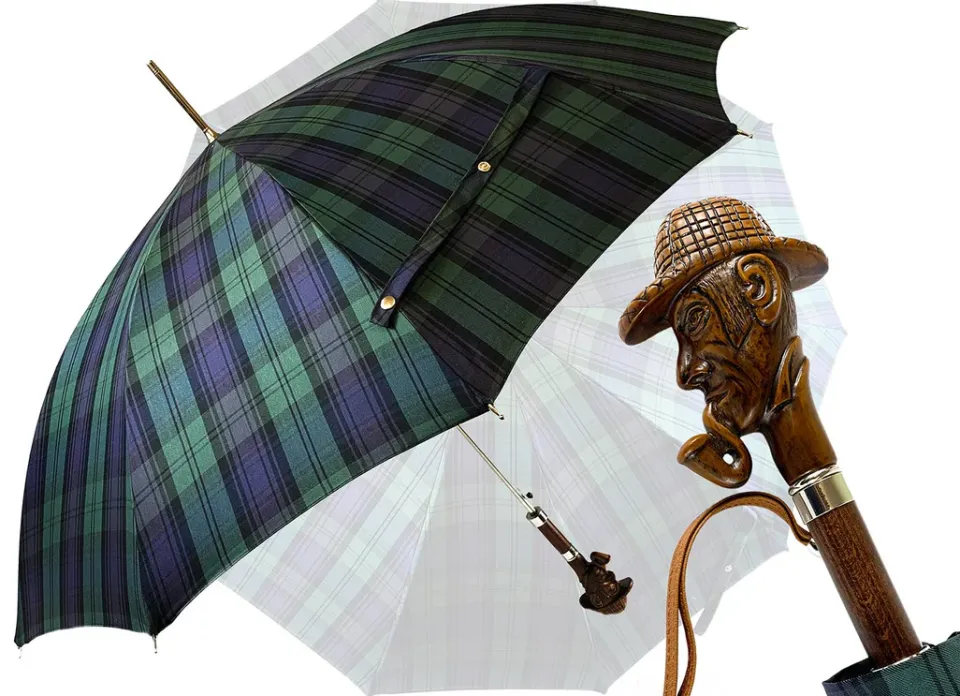 Fashion Il Marchesato Collezione limitata Sherlock Holmes - Tessuto di cotone