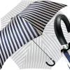 Clearance Il Marchesato Collezione pieghevole da uomo a righe grigio e blu